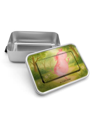 Mr. & Mrs. Panda Snackbox Axolotl Tanzen Design ohne Spruch in Weiß