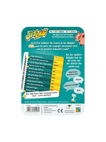 Asmodee Cocktail Games - Kartenspiel - Jetlag in bunt