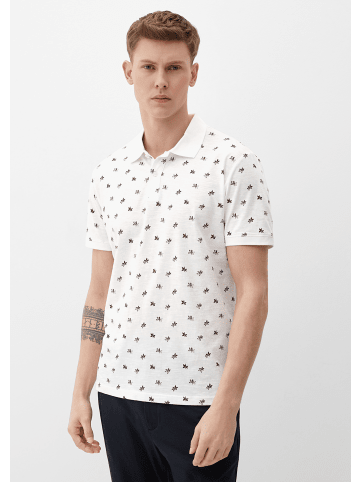 s.Oliver Polo-Shirt kurzarm in Weiß