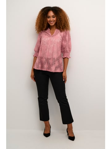CULTURE Langarm-Bluse CUolu in Old Rose