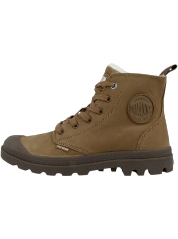 Palladium Schnürboots Pampa Hi Zip WL in braun