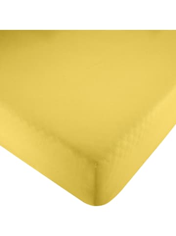 Erwin Müller Renforcé Spannbettlaken Würzburg in gelb