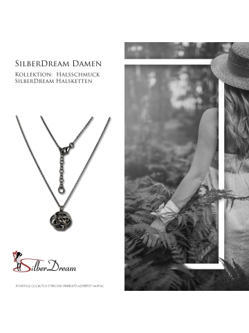 SilberDream 925 Sterling Silber Damen SilberDream Halsketten Knoten  ca. 44cm - 47cm