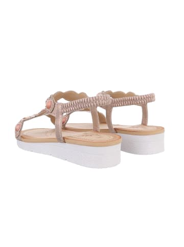 Ital-Design Sandale & Sandalette in Champagner