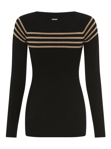 Bruno Banani Strickpullover in schwarz-camel