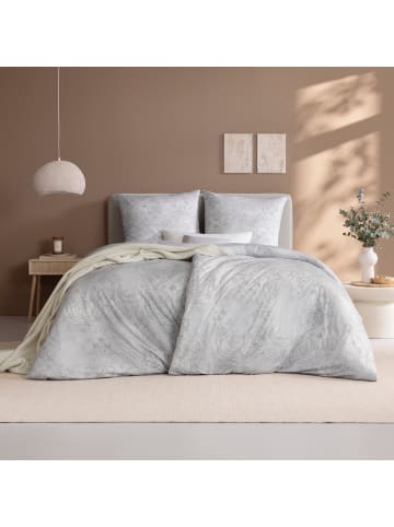 Estella Mako-Interlock-Jersey Bettwäsche in silber