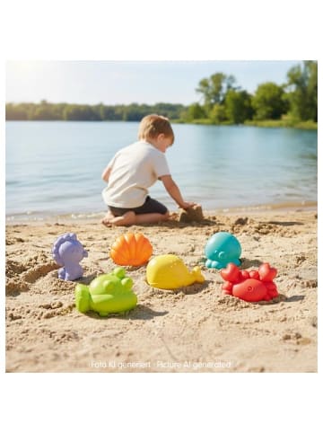 Goki Sandförmchen, 6fach sortiert - ab 18 Monaten
