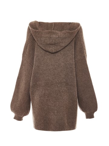Tanuna Damen Strickjacke in Braun