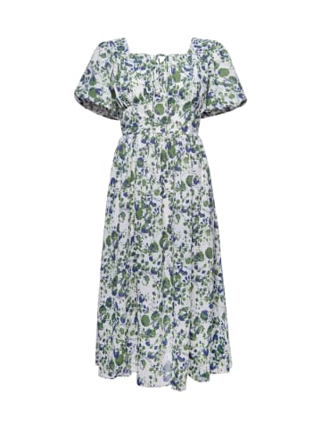 VINAJA Women Dress in Green Multicolor