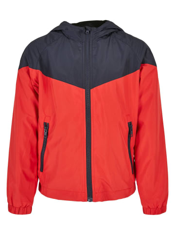 Urban Classics Windbreaker in navy/red