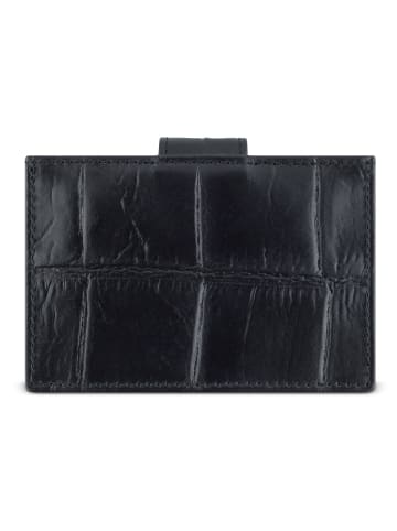 Bugatti Nevio Kreditkartenetui RFID Schutz Leder 11 cm schwarz