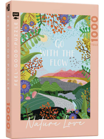 EMF Edition Michael Fischer Feel-good-Puzzle 1000 Teile - NATURE LOVE: Go with the flow