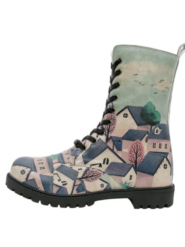 Dogo Zipsy Boots - Buildings in Beige