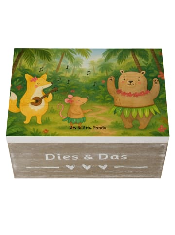 Mr. & Mrs. Panda Schatulle Waldtiere Aloha Design ohne Spruch in Weiß