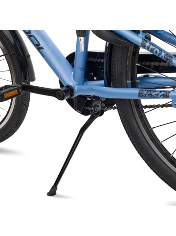 S'COOL Kinderfahrrad - troX 24 Zoll 3-Gang | ab 8 Jahre - Blue/Lime