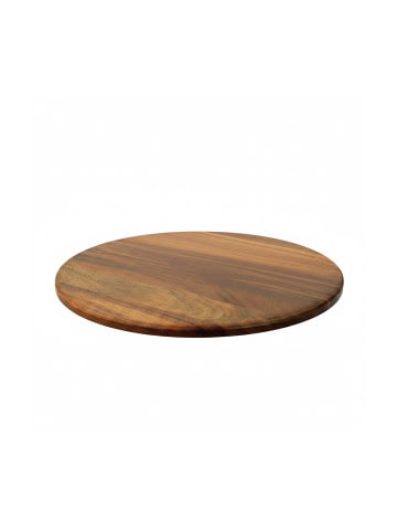 relaxdays Drehteller in Natur - (H)2 x Ø 40,6 cm