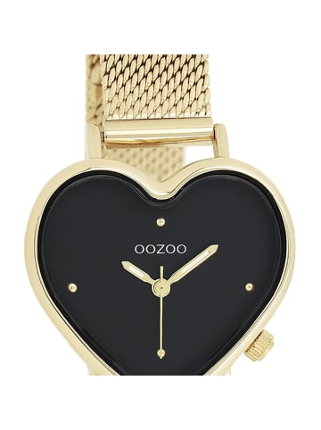 Oozoo Analog-Armbanduhr Oozoo Timepieces gold extra groß (ca. 28x29mm)