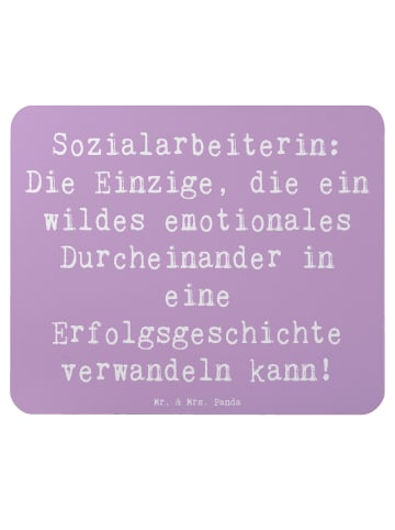 Mr. & Mrs. Panda Maus-Pad Spruch Sozialarbeiterin Erfolg mit Spruch in Lavendeltraum