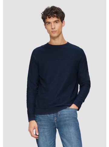 s.Oliver Strickpullover langarm in Blau