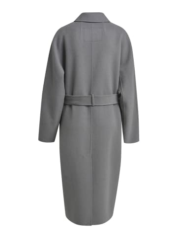 Smith&Soul Long Wool Blended Coat in Grey Melange