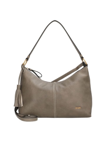 PICARD Calico - Schultertasche 32 cm (schwarz) in taupe