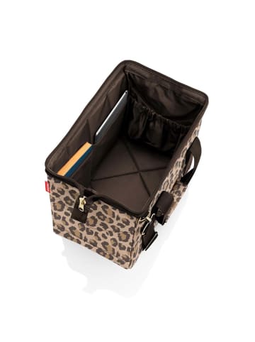 Reisenthel travelling allrounder M - Reisetasche 40 cm (twist maroon) in leo macchiato