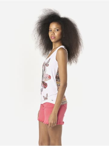 KOROSHI Bedrucktes Träger-Tanktop für Frauen in weiß