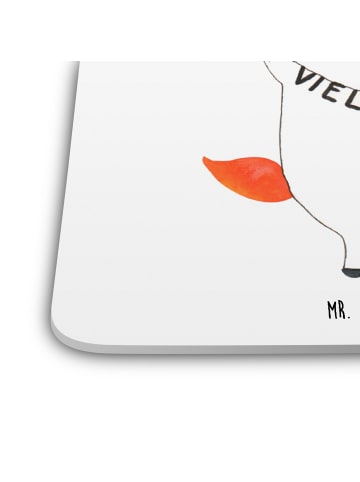 Mr. & Mrs. Panda Untersetzer Einhorn Dankeschön ohne Spruch in Weiß