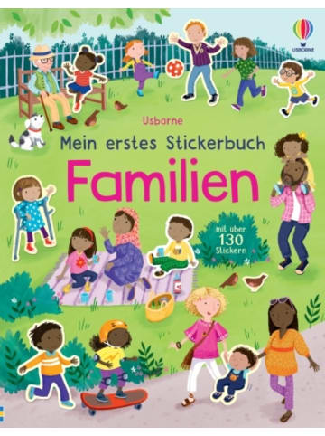 Usborn Buch - Mein erstes Stickerbuch: Familien