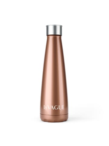 LA VAGUE GRAVITY edelstahl-isolierflasche in roségold