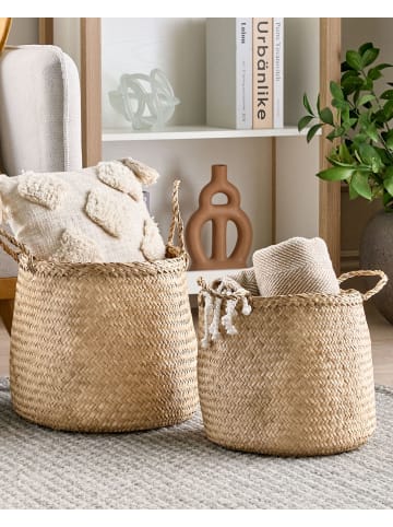 Beliani 2er-Set Korb HALONG in /Beige