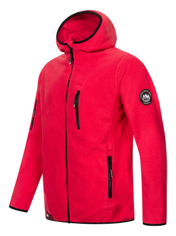 Rock Creek Fleecejacke in Rot