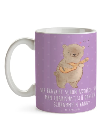 Mr. & Mrs. Panda Kaffeebecher Charisma Gitarre mit Spruch in Lavendeltraum