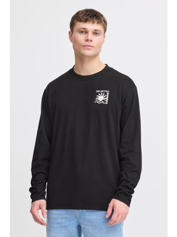 !SOLID Langarmshirt in Schwarz