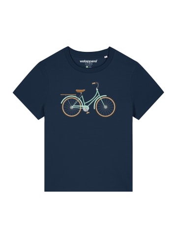 wat? Apparel T-Shirt Mint Bike in Dunkelblau