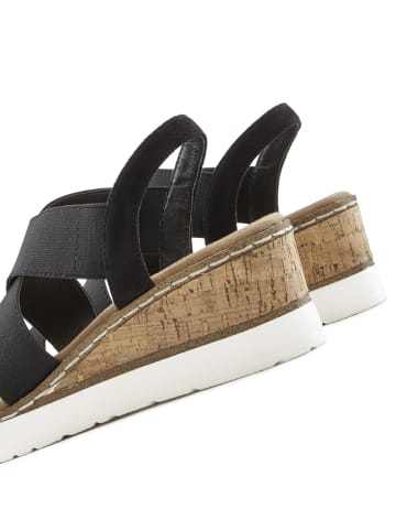 LASCANA Sandalette in schwarz