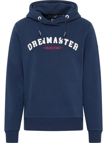 DreiMaster Maritim Kapuzenpullover in Dunkelmarine
