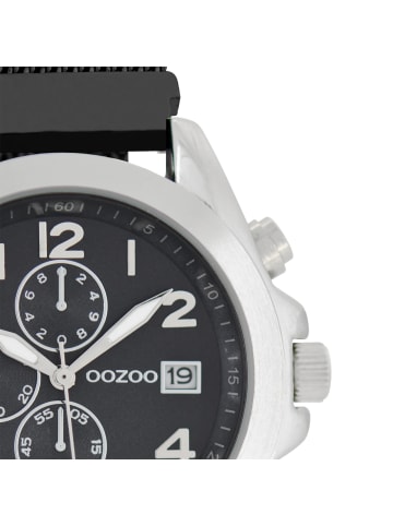 Oozoo Analog-Armbanduhr Oozoo Timepieces schwarz groß (ca. 40mm)