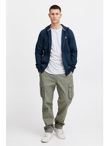 BLEND Kapuzensweatjacke BHKaylon in Mittelblau