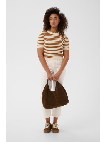 PART TWO Strickpullover GertianaPW Relaxed fit in Brown Stripe