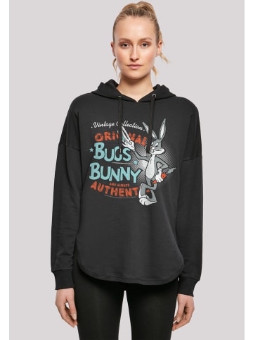 F4NT4STIC Oversized Hoodie Looney Tunes Vintage Bugs Bunny in schwarz