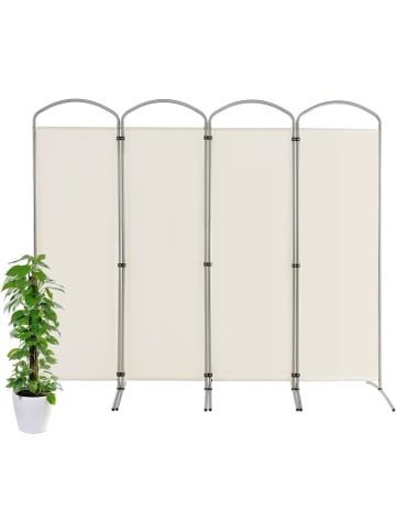 COSTWAY Raumteiler 4 tlg. 188cm in Beige