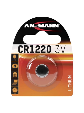 ANSMANN Batterie CR1220 in Schwarz