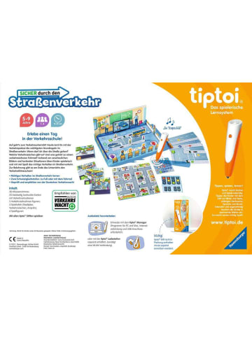 Ravensburger Lernspiel tiptoi® Sicher durch den Straßenverkehr - ab 5 Jahre 5-9 Jahre in bunt