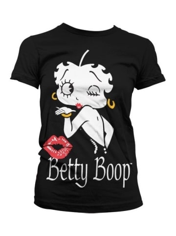 Betty Boop Shirt in Schwarz