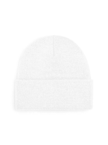 Yuhu Unisex Strickmütze in vielen Farben, für Damen und Herren in Weiß