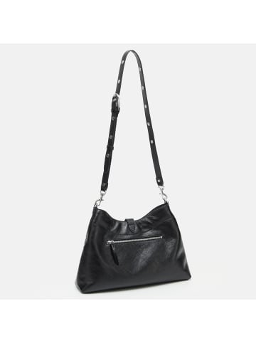 Les Visionnaires Elisa Rivet Umhängetasche Leder 40 cm in black
