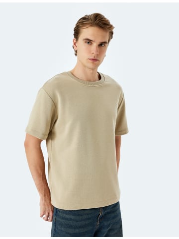 KOTON TSHIRT SS in Beige