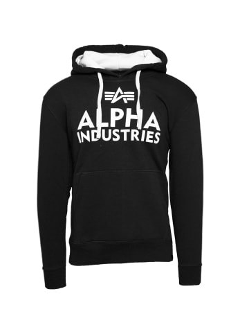 Alpha Industries Kapuzenpullover Foam Print Hoodie in schwarz