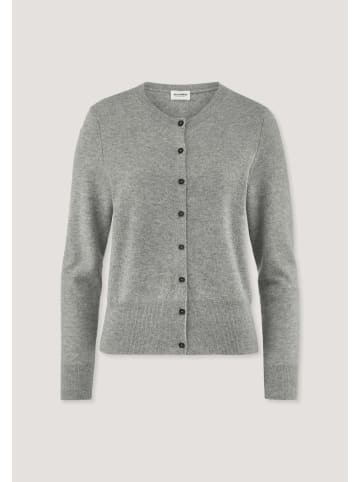 Hessnatur Strickjacke in hellgrau